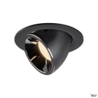 SLV - NUMINOS® GIMBLE L, encastré downlight, intérieur, noir/chrome, LED, 25,4W, 40°
