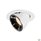 SLV - NUMINOS® GIMBLE L, encastré downlight, intérieur, blanc/chrome, LED, 25,4W, 40°