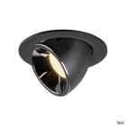 SLV - NUMINOS® GIMBLE L, encastré downlight, intérieur, noir/chrome, LED, 25,4W, 20°
