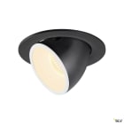 SLV - NUMINOS® GIMBLE L, encastré downlight, intérieur, noir/blanc, LED, 25,4W, 55°
