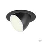 SLV - NUMINOS® GIMBLE L, encastré downlight, intérieur, noir/blanc, LED, 25,4W, 40°