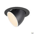 SLV - NUMINOS® GIMBLE XL, encastré downlight, intérieur, noir/blanc, LED, 37,4W, 20°