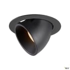 SLV - NUMINOS® GIMBLE XL, encastré downlight, intérieur, noir/noir, LED, 37,4W, 55°