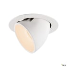 SLV - NUMINOS® GIMBLE XL, encastré downlight, intérieur, blanc/blanc, LED, 37,4W, 40°