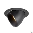 SLV - NUMINOS® GIMBLE XL, encastré de plafond, intérieur, noir/noir, LED, 37,4 W, 40°