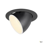 SLV - NUMINOS® GIMBLE XL, encastré downlight, intérieur, noir/blanc, LED, 37,4W, 55°