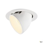 SLV - NUMINOS® GIMBLE XL, encastré downlight, intérieur, blanc/blanc, LED, 37,4W, 55°