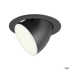 SLV - NUMINOS® GIMBLE XL, encastré downlight, intérieur, noir/blanc, LED, 37,4W, 20°