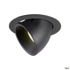 SLV - NUMINOS® GIMBLE XL, encastré downlight, intérieur, noir/noir, LED, 37,4W, 55°