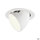 SLV - NUMINOS® GIMBLE XL, encastré downlight, intérieur, blanc/blanc, LED, 37,4W, 20°