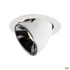SLV - NUMINOS® GIMBLE XL, encastré downlight intérieur, blanc/chrome, LED, 37,4W, 55°