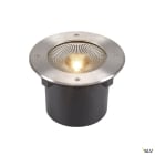 SLV - ROCCI 200, encastré de sol extérieur, rond, inox, LED, 16W, 3000K, IP65/IP67