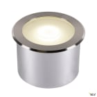SLV - DASAR® FLAT 120, encastré de sol, extérieur, LED, 7W, 3000K, inox 304, IP65/IP67