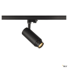 SLV - NUMINOS® ZOOM M, spot rail 3 all., intérieur, noir, LED, 20W, zoom 15°- 60°