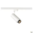 SLV - NUMINOS® ZOOM M, spot rail 3 all., int, blanc/noir, LED, 20W, zoom 15°- 60°
