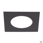 SLV - NUMINOS®, bague de réduction pour encastré downlight, intérieur, carrée, noir