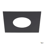 SLV - NUMINOS®, bague de réduction pour encastré downlight, intérieur, carrée, noir