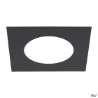 SLV - NUMINOS®, bague de réduction pour encastré downlight, intérieur, carrée, noir