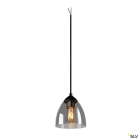 SLV - PARA CONE GL, suspension intérieure, verre fumé, noir, GU10, 25W max