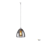 SLV - PARA CONE GL, suspension intérieure, verre fumé, blanc, GU10, 25W max