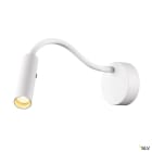 SLV - KARPO GOOSE, applique intérieure, liseuse, blanc, LED, 5,8W, 3000K, variable
