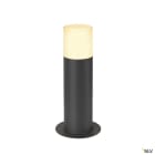 SLV - GRAFIT 30, borne extérieure ronde, anthracite, E27, 11W max, IP44