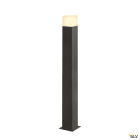 SLV - GRAFIT 90, borne extérieure, carré, anthracite, E27, 11W max, IP44