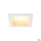 SLV - VERLUX, encastré downlight, blanc, 22W 135x135mm, 3000K