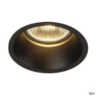 SLV - HORN, spot encastré intérieur, simple, noir mat, GU10/QPAR51, 50W max