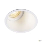 SLV - HORN-A, spot encastré intérieur, blanc mat, GU10/QPAR51, 25W max, IP21