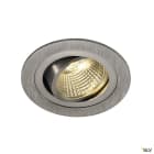 SLV - NEW TRIA 77, spot encastré, intérieur, simple, rond, alu, LED, 8W, IP 20