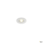 SLV - NEW TRIA 45, spot encastré intérieur, simple, rond, blanc, LED, 3,4W, IP44