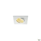 SLV - NEW TRIA 110, spot encastré intérieur, simple, carré, blanc, LED, 14W, IP20