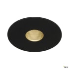 SLV - H-LIGHT, spot encastré, noir, COB LED 12W, 2700K, ouverture ronde