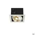SLV - KADUX, spot encastré intérieur, simple, blanc mat, GU10/QPAR111, 75W max
