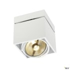 SLV - KARDAMOD, plafonnier intérieur, simple, carré, blanc, GU10/QPAR111, 75W max