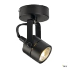 SLV - SPOT 79, applique et plafonnier intérieur, noir, GU10, 50W max