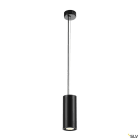SLV - SUPROS 78, suspension intérieure, noir, LED, 12W, 3000K, 60°, variable