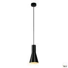 SLV - PHELIA 10, suspension intérieure, Ø 13 cm, noir/blanc, E27, 23W max