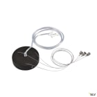 SLV - Kit de suspension à 5 fils pour plafonnier MEDO, intérieur, noir, IP 20