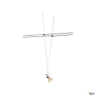 SLV - ASMARA, spot pour câble tendu, MR16, 60cm, noir