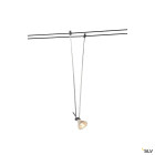 SLV - TELESKOP, spot pour câble tendu, MR16, 21-51cm, noir