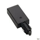 SLV - Alimentation, terre gauche, intérieur, pour rail 1 allumage en saillie, noir