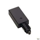 SLV - Alimentation, terre droite, intérieur, pour rail 1 allumage en saillie, noir