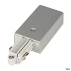 SLV - Alimentation pour rail 1 allumage 16A max, gris, terre droite