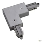 SLV - Connecteur d'angle pour rail 1 allumage 16A max, gris, terre extérieur