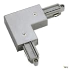 SLV - Connecteur d'angle pour rail 1 allumage 16A max, gris, terre intérieur