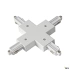 SLV - Connecteur en X pour rail 1 allumage 16A max, blanc