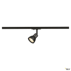 SLV - PURIA TRACK, spot pour rail 1 allumage intérieur, noir mat, GU10/QPAR51, 10W max