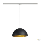 SLV - FORCHINI M 40 TRACK, suspension, 40cm, rond, noir/ or, E27, adapt 1 all. Inclus